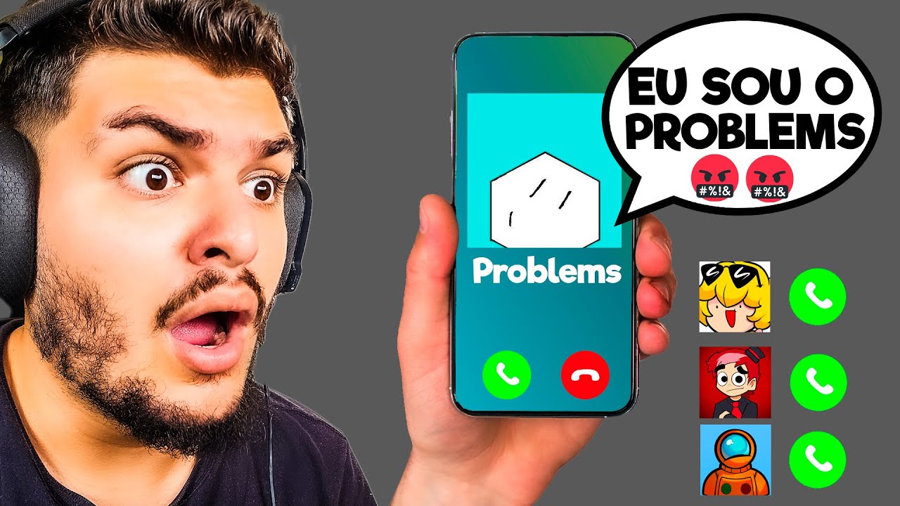 FALEI COM UMA IA QUE SE PASSA PELA TURMA DO PROBLEMS...