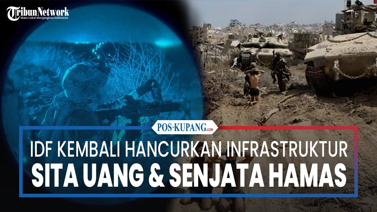 Pasukan IDF Kembali Hancurkan infrastruktur teroris, Sita Uang & Senjata Hamas di Jalur Gaza selatan