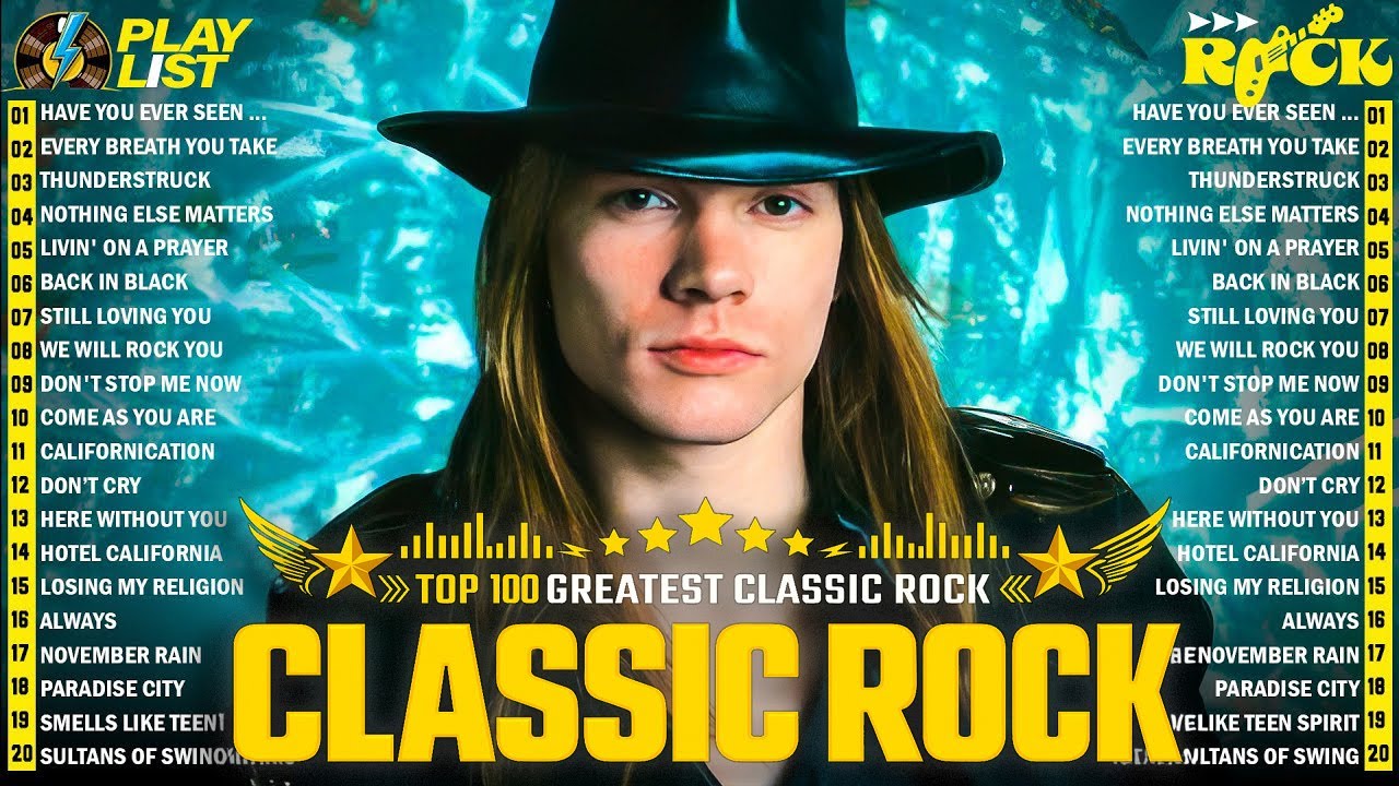 Classic Rock Legends: ACDC, Bon Jovi, and U2&rsquo;s Most Iconic Tracks Album