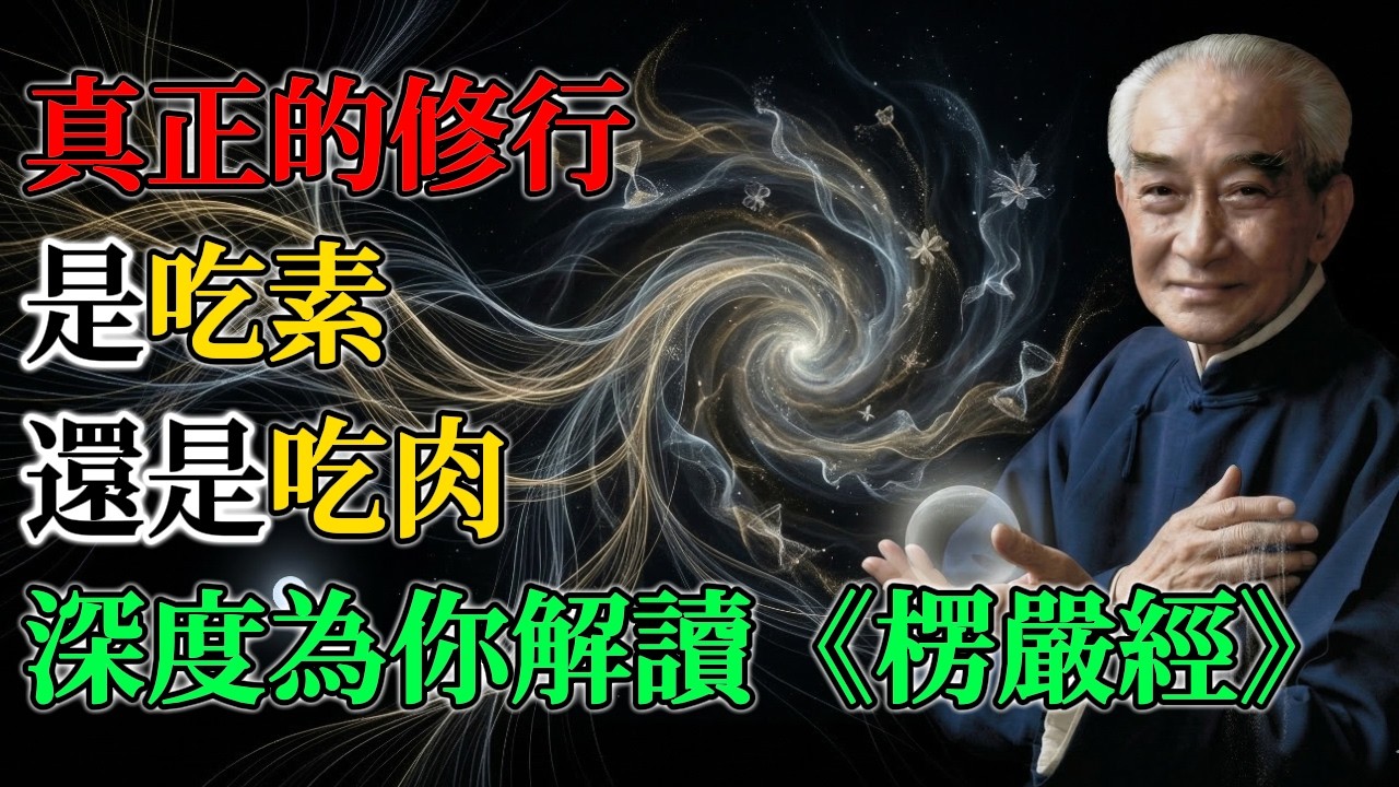 南懷瑾：揭開吃素與輪迴的因果真相，了解真正的佛法智慧與修心修行！#南懷瑾 #佛學 #因果 #佛學知識 #佛法智慧 #佛教文化 #修心修行 #南無阿彌陀佛
