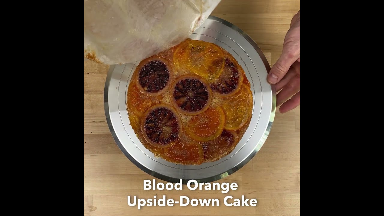 Easy BLENDER Cake - Blood Orange Upside Down Cake - DASH Chef Series Blender [Recipe]