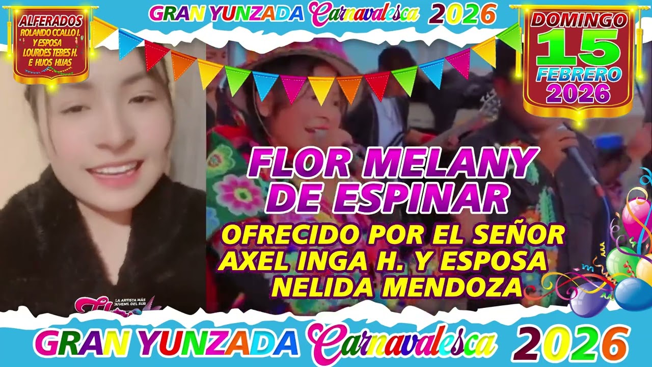 Gran Yunzada Carnavalesca Cayarani Condesuyos Arequipa 15 de febrero del 2026