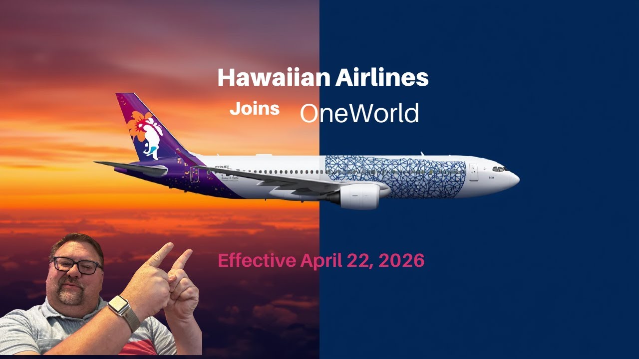 Авиакомпания Hawaiian Airlines присоединится к альянсу Oneworld в апреле 2026 года!
