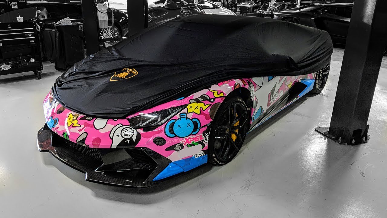Alex Choi's Huracan wrapped for goldRushRally 2018