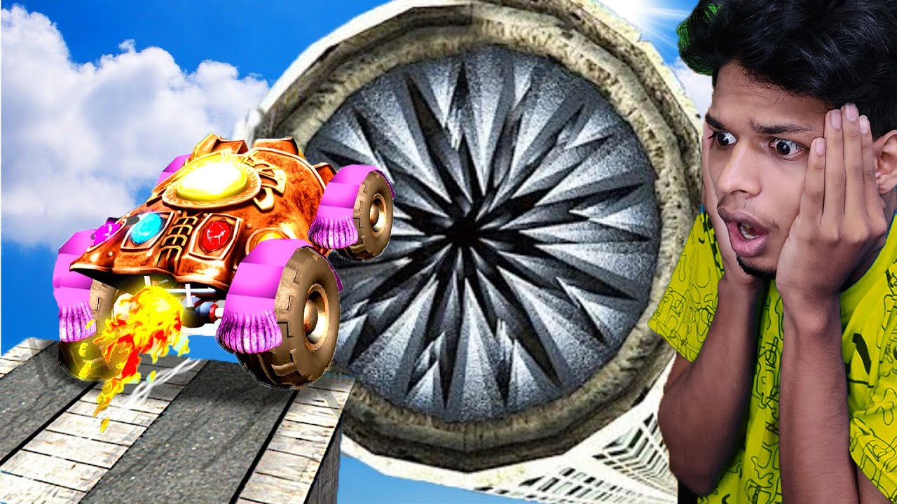 GTA 5 RP : Jumping THANOS * CAR * into MEGA Shredder !! Malayalam |
