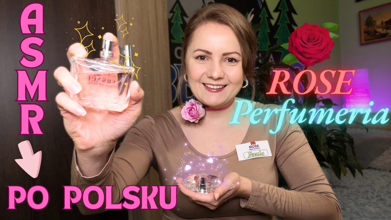 ASMR po polsku PERFUMERIA ROSE (roleplay, hands sounds, whisper, personal attention, mouth sounds)