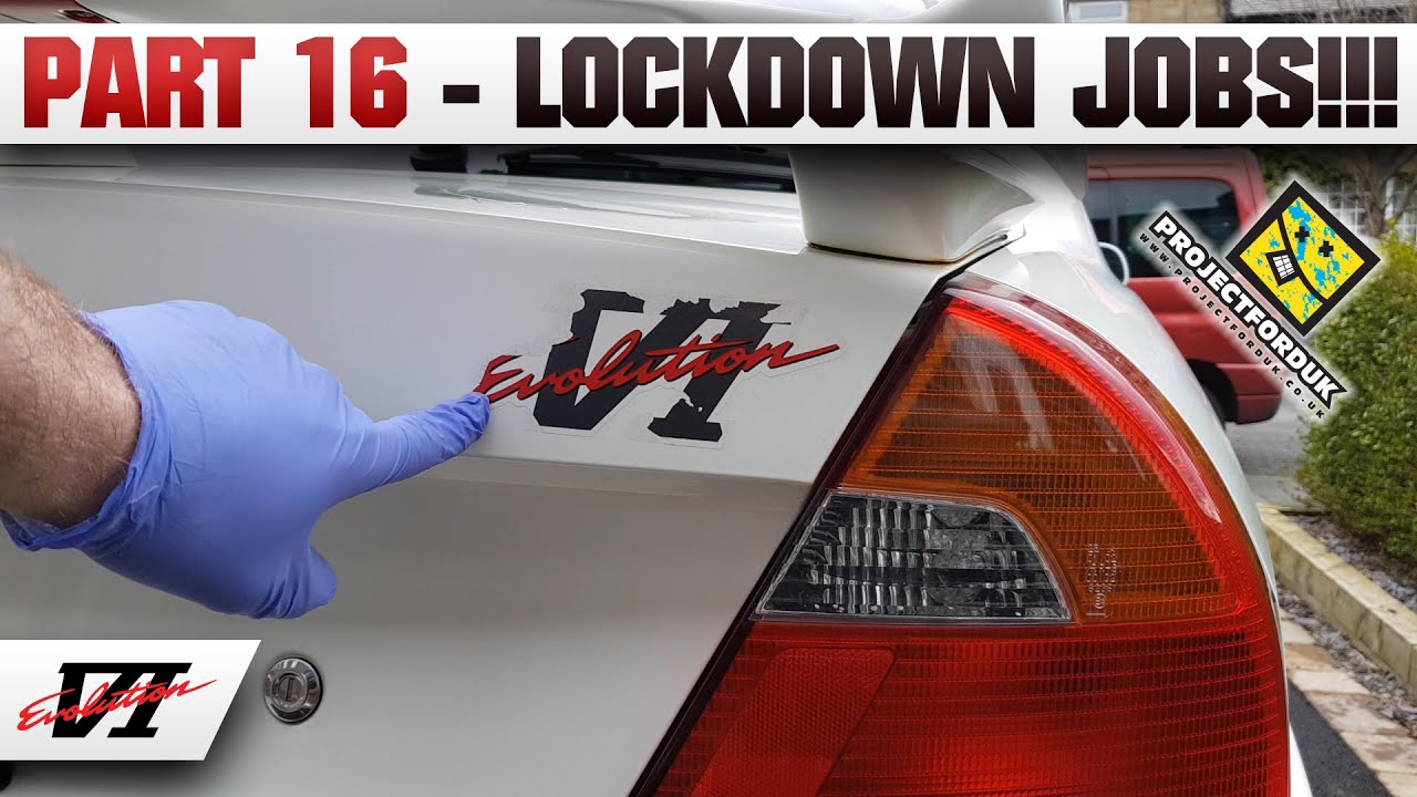 Part 16 -  Evo 6 New Badges, Wheels & Headlight Restore - JDM
