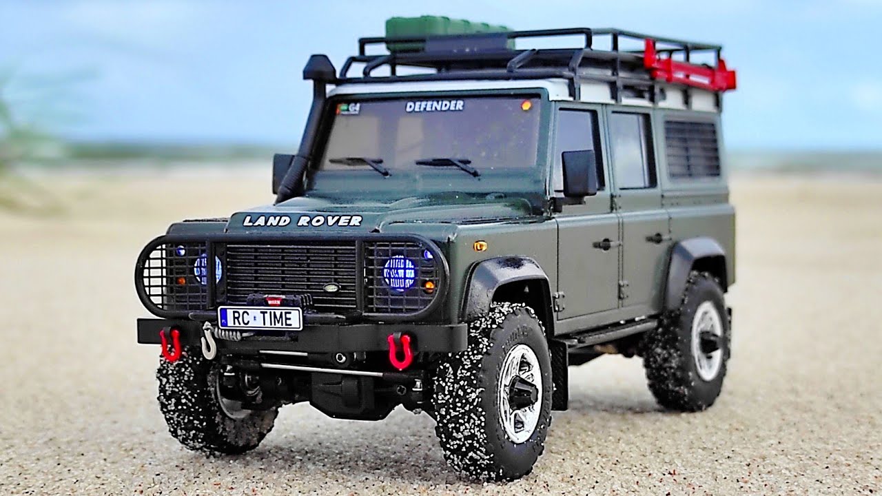 RC micro crawler Land Rover Defender D110 Orlandoo Hunter OH32A03 1/32 scale car mini 4x4 drive