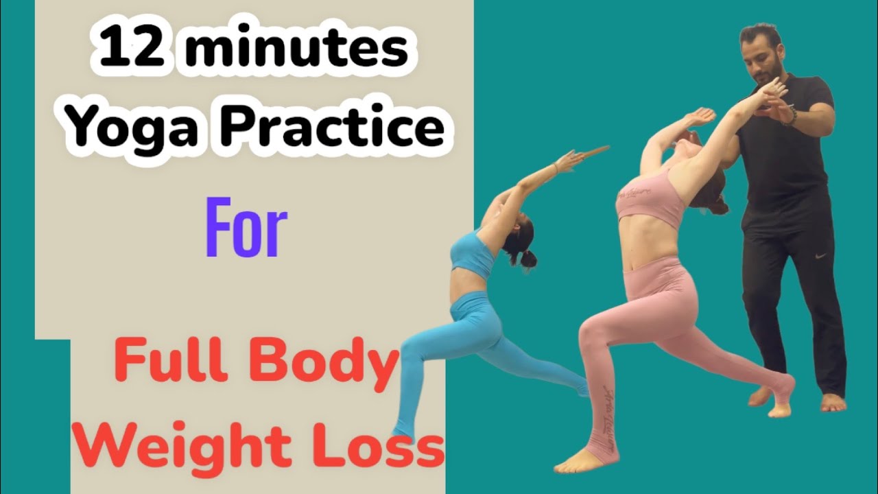 12 Minutes Yoga practice For full Body weight loss by | ADITYA RATUDI