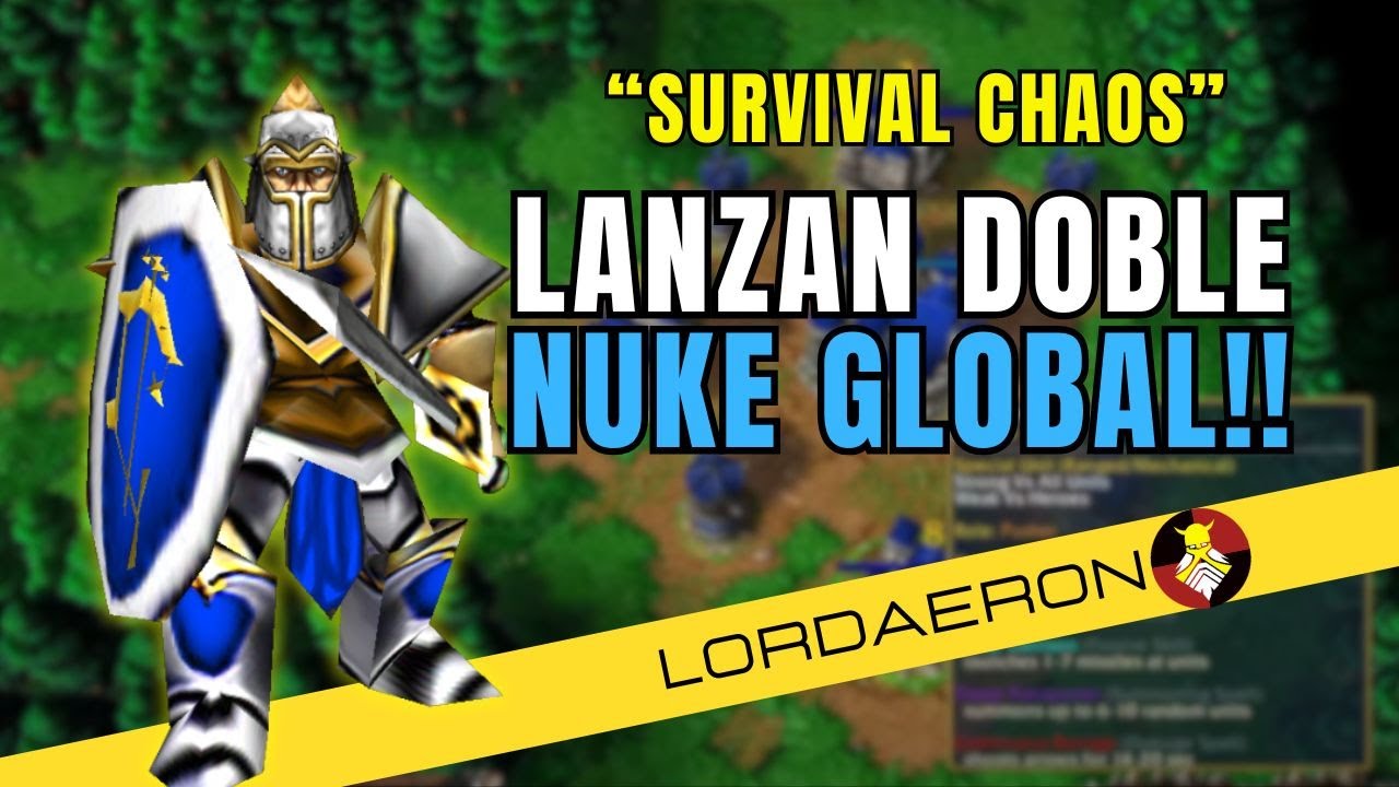 GANADOR INESPERADOR!! | Warcraft 3 Survival Chaos (LORDAERON)