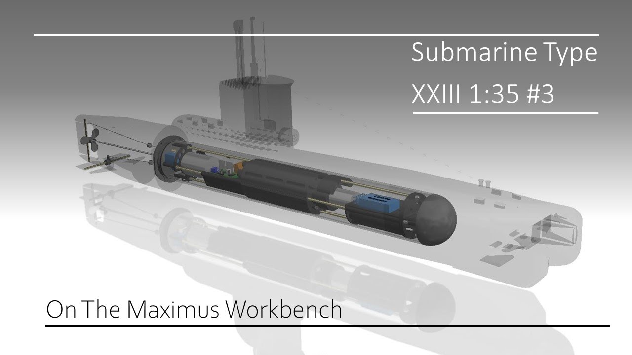 On The Workbench: RC Conversion Submarine Type XXIII 1:35 #3