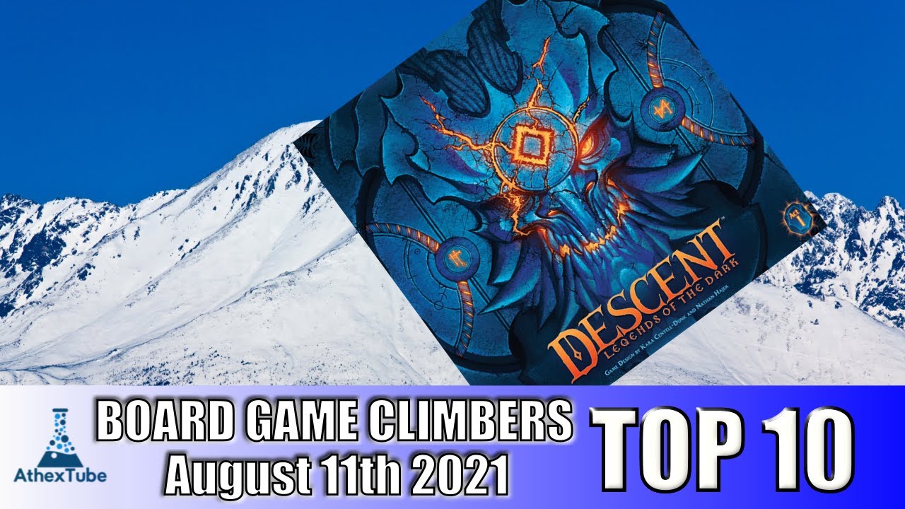 Top 10 Board Game Climbers for Week Ending in August 11th 2021