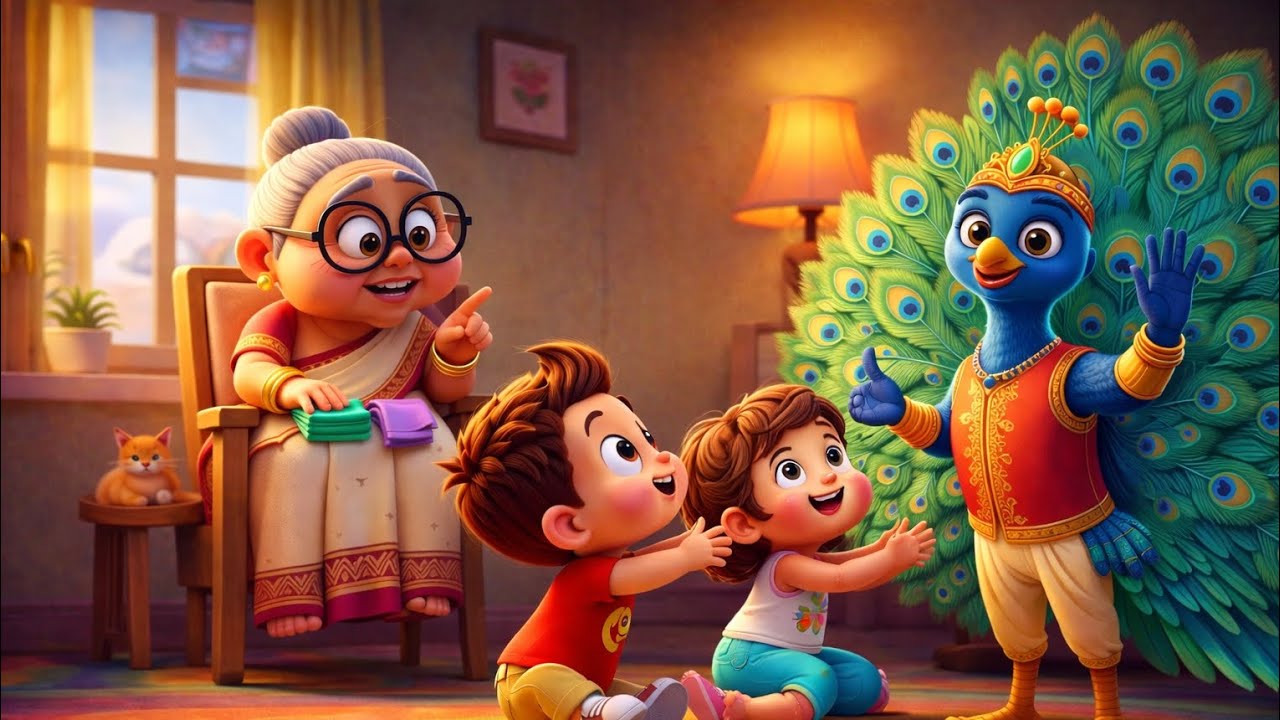 NANI TERI MORNI | Nani Teri Morni Ko mor Le gaye | kids song | cartoon | animation | poem | baby 👼