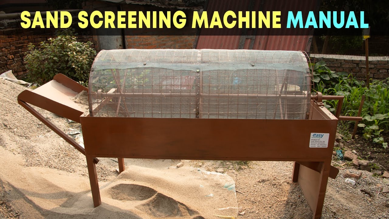 Easy Screening Machine Manual || Sand Screening Machine || Screening Machine