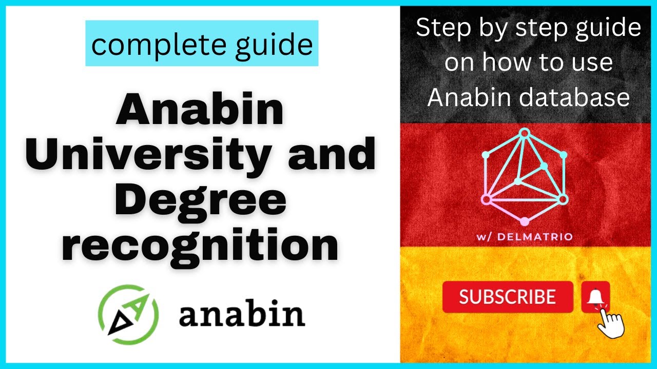 Anabin - Database for recognition of foreign degrees in Germany | Complete guide on how to use it