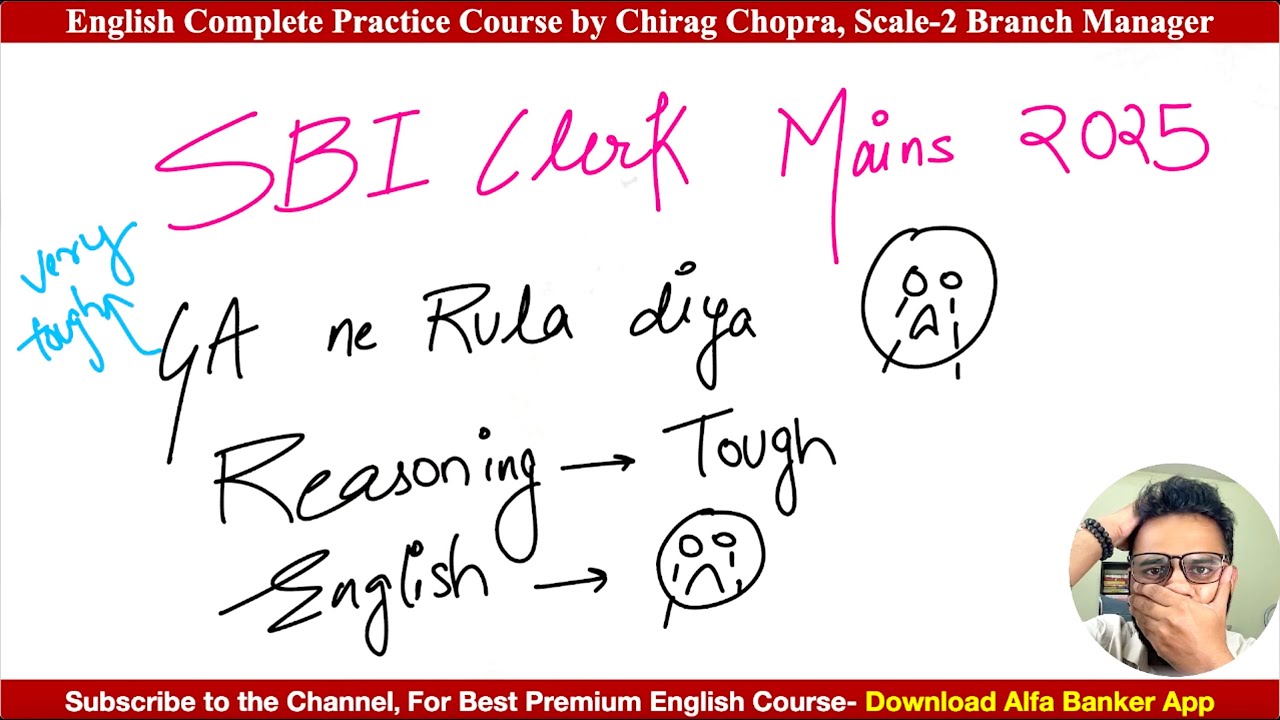 SBI CLERK MAINS 2025 EXPECTED CUTOFF | SBI Clerk Mains Exam Analysis | GOOD ATTEMPTS