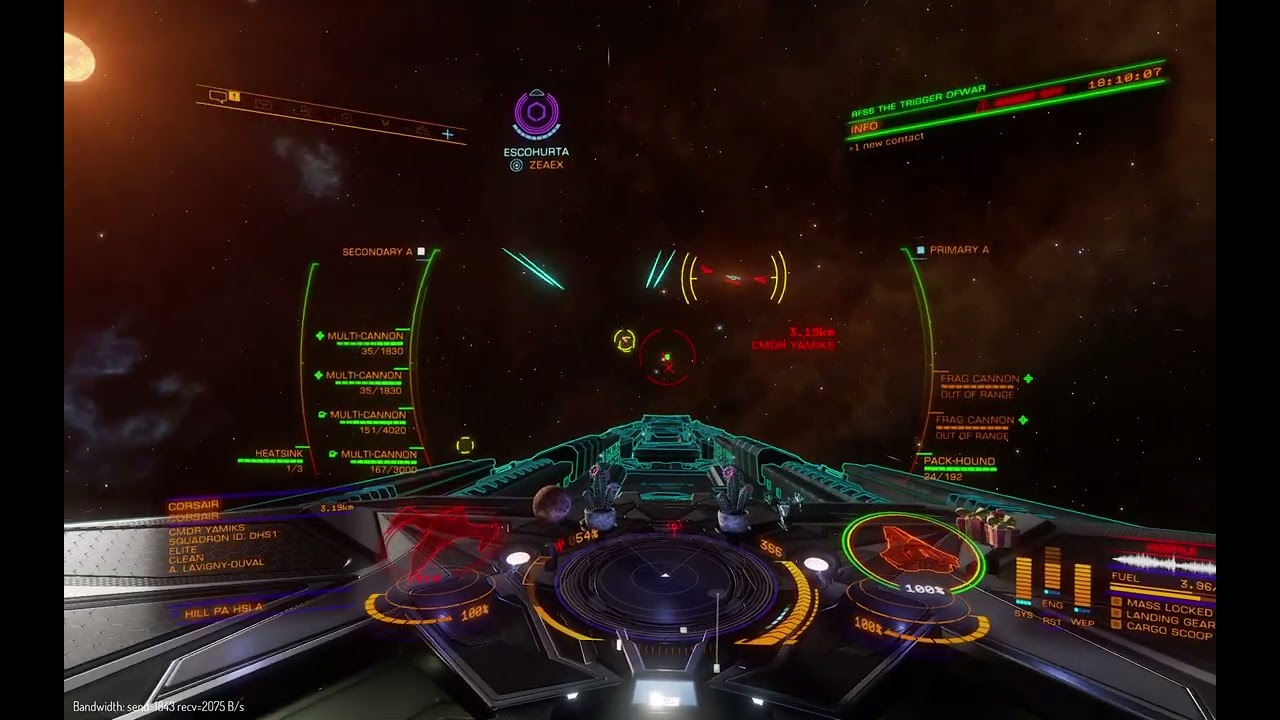 Elite Dangerous 2025 PVP Yamiks running like most CMDR