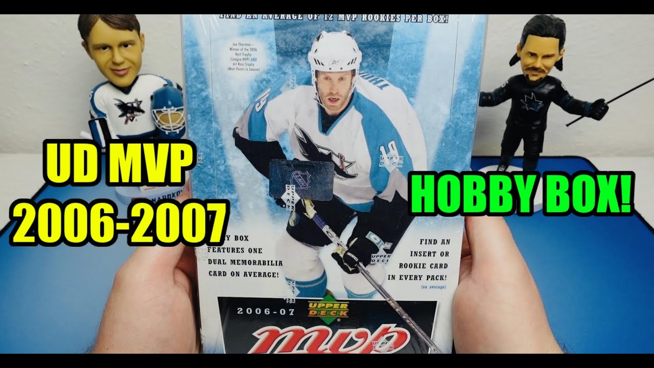 1x Jersey karta z MVP?! 😲 2006-07 Upper Deck MVP Hockey Hobby Box! Hokej karty NHL!