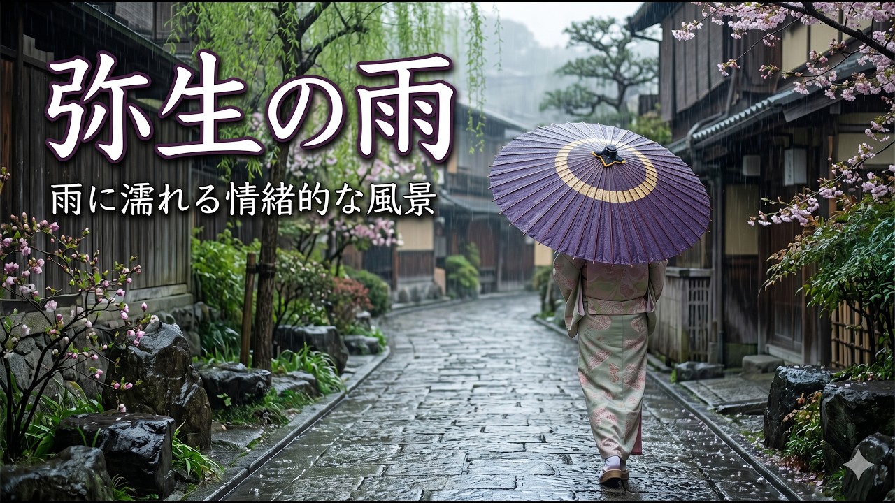 弥生の雨
