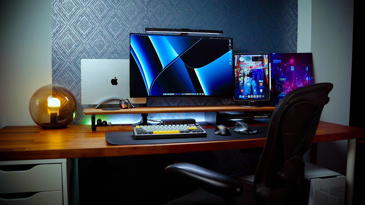 2023 Home Desk Setup: Simple, Productive, and Clean Cable Management