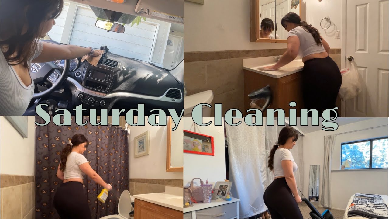 Saturday Cleaning (clean with me)