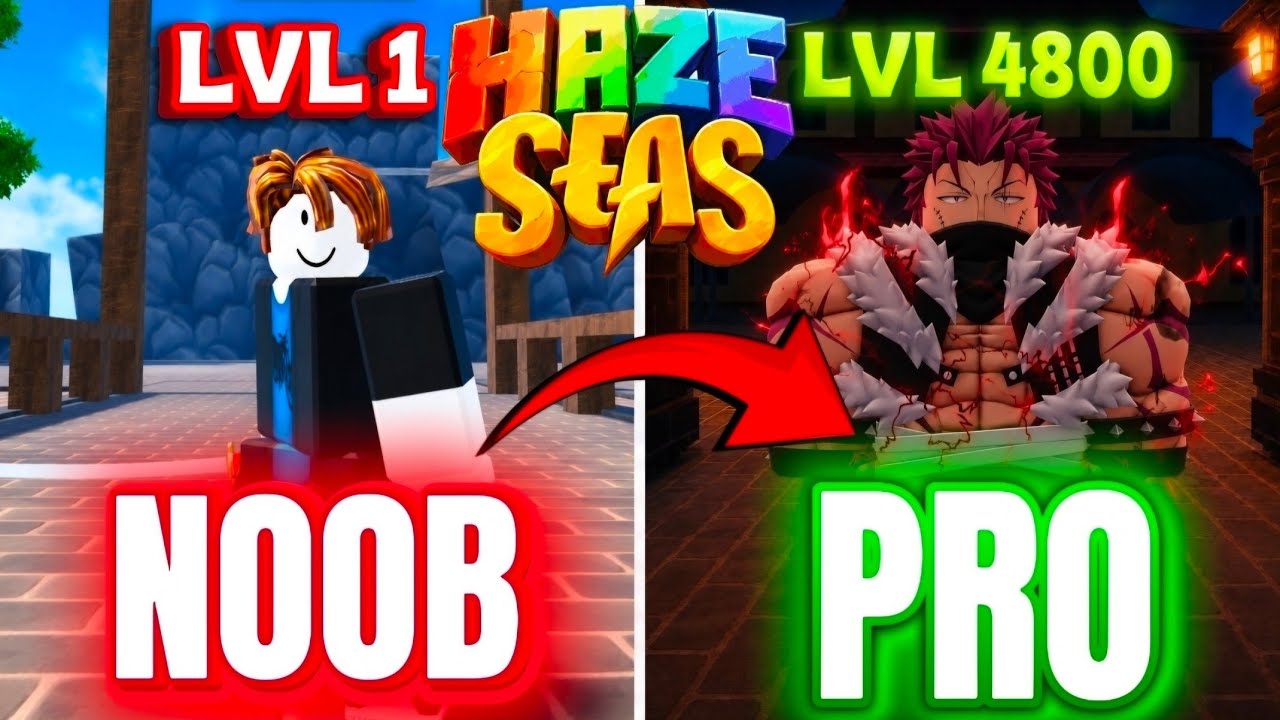 Я из новичка в профессионала в Haze Seas с Dough Fruit! (полный фильм)