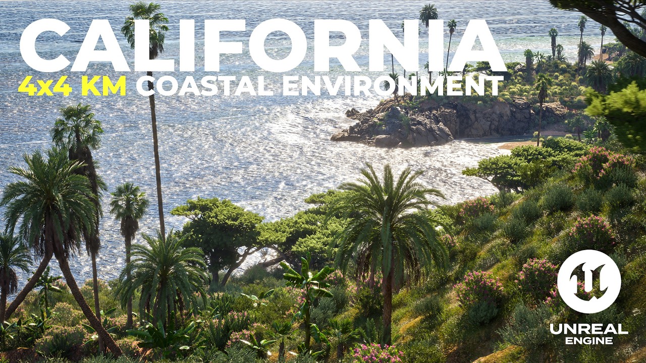 Speed up Environment creation in UE5 - Coastal Environment & Landscape Pack