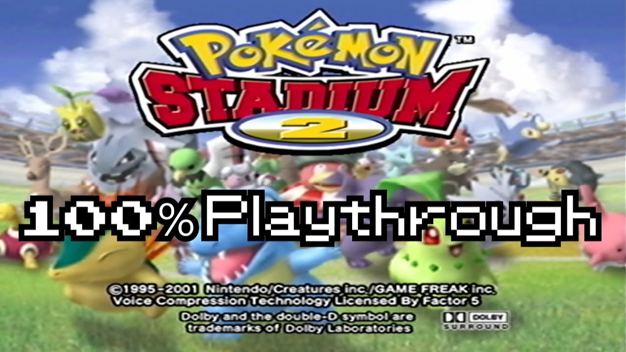 Pokemon Stadium 2 100% Round 1 Playthrough (No Commentary/Gameplay)