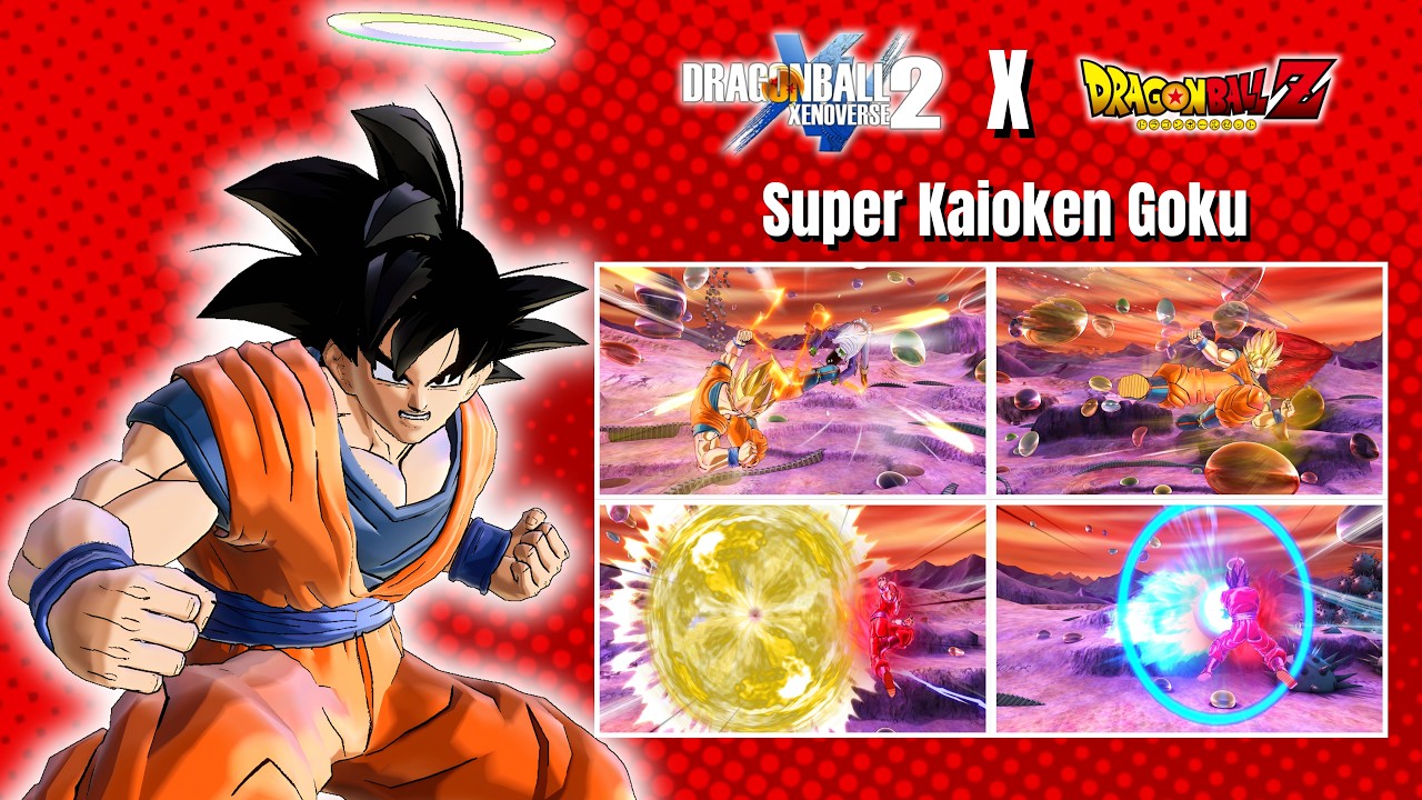 Super Kaioken Goku (DBL) Mod Trailer Showcase - Dragon Ball Xenoverse 2 Mods