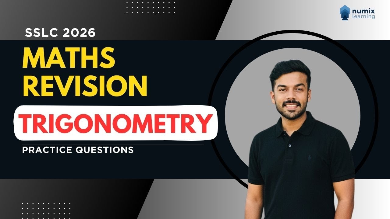 SSLC MATHS | REVISION | TRIGONOMETRY | PRACTICE QUESTIONS | PART 01|
