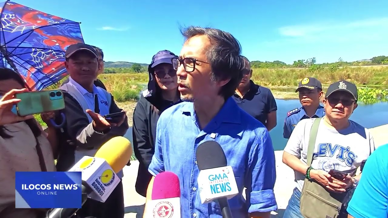 DPWH SEC VINCE DIZON, IGINIIT NA HINDI  NATAPOS AT  WALANG GHOST PROJECT  SA PIDDIG, ILOCOS NORTE