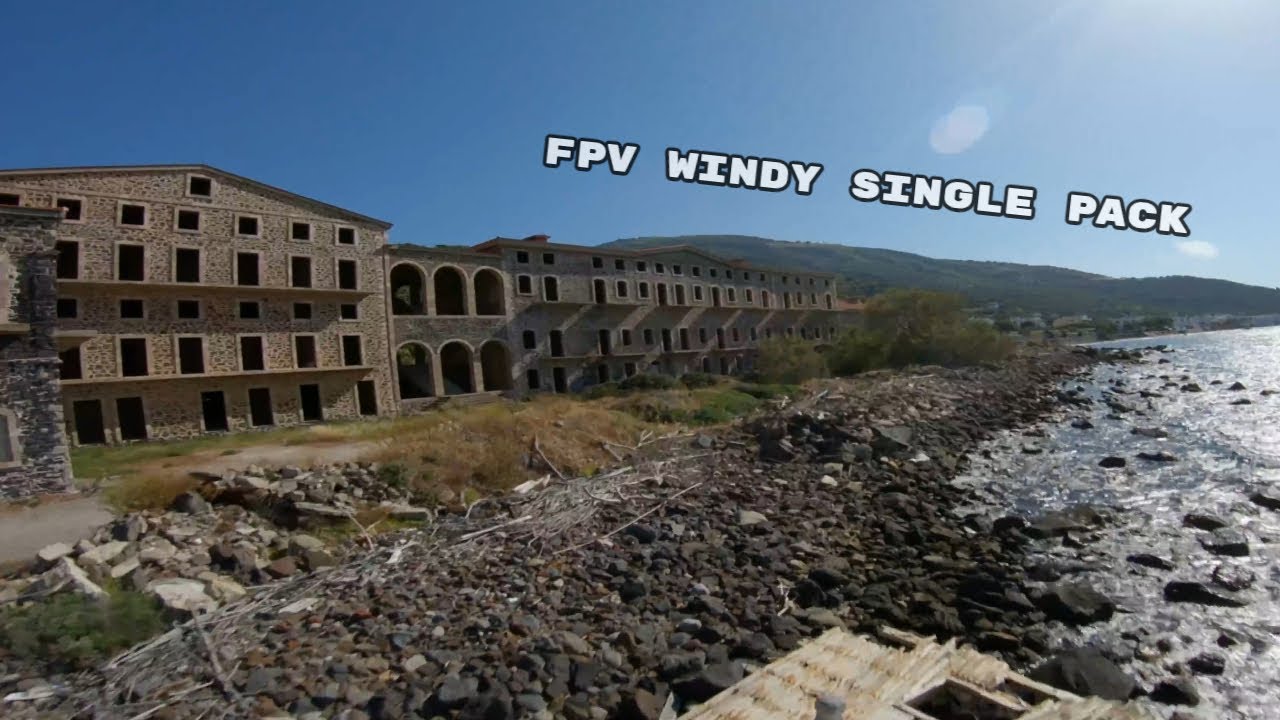 FPV - Greek Island Nisiros Abandoned Building
