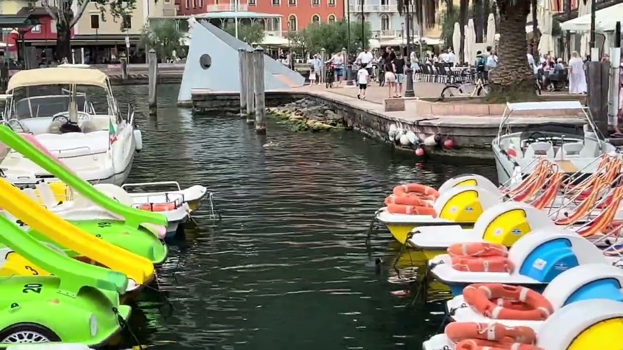 Lake RIVA del GARDA Italy, Walking Tour HDR