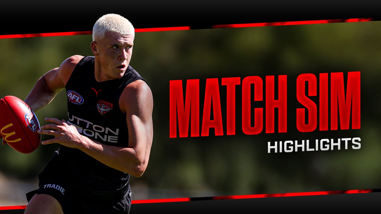 MUST SEE 🔥 Essendon go HEAD to HEAD in match sim
