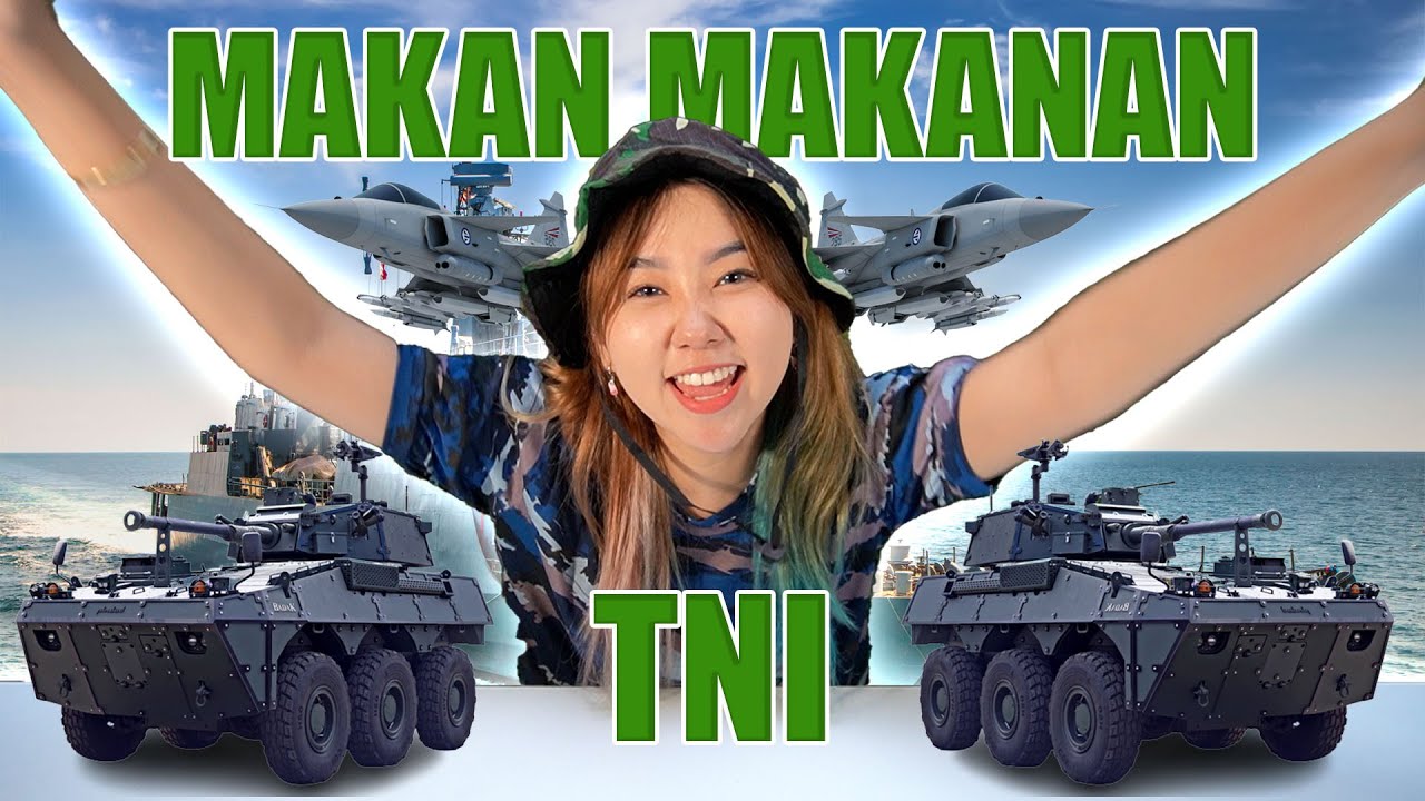 COBAIN MAKANAN TNI INDONESIA !! RASANYA ENAK BANGET !!