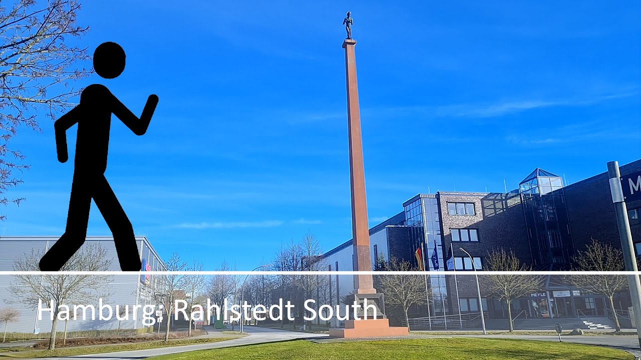 Der Geher in Hamburg: Rahlstedt Süd