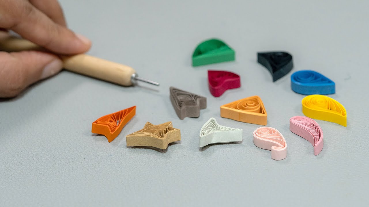 10 Essential Quilling Shapes - Beginner Quilling Tutorial