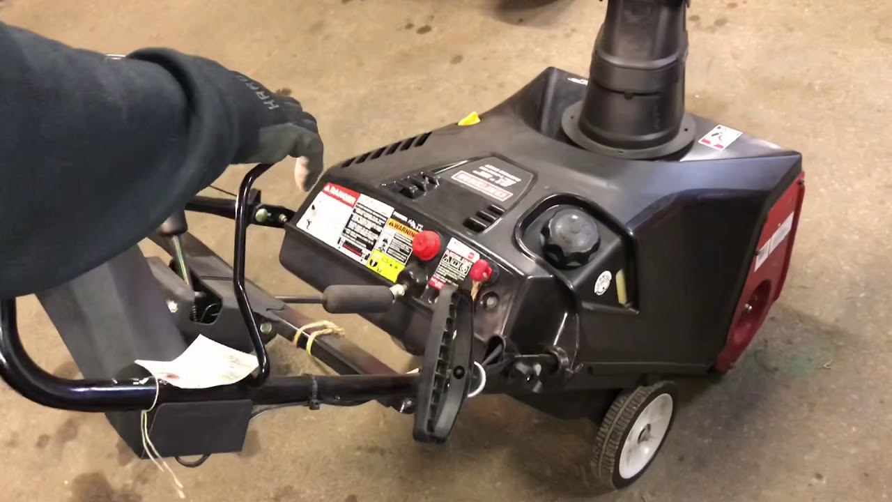 How to operate a Craftsman 21” snow blower