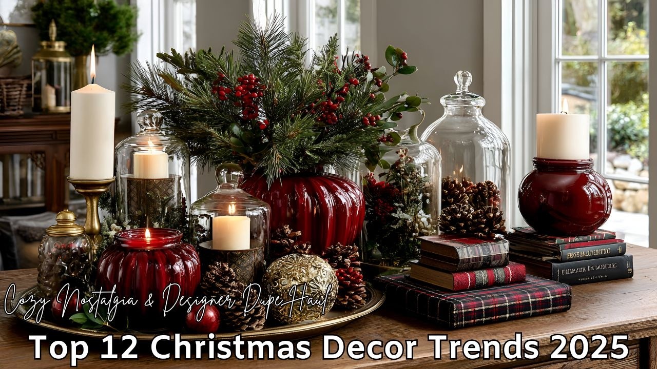 🎄Top 12 Christmas Decor Trends 2025–2026 | Cozy Nostalgia & Designer Dupe Haul