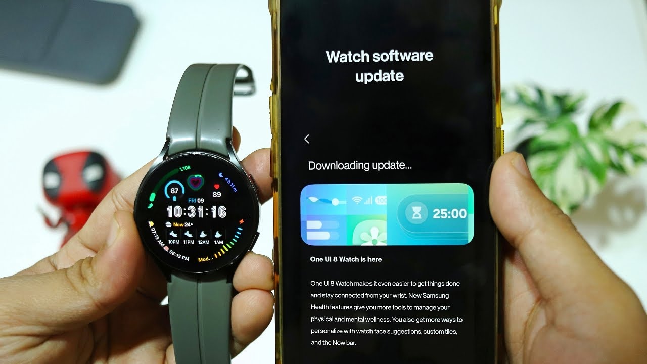 Обновление OneUI 8.0 для Apple Watch | WearOS 6.0 на базе Android 16 | Серия Galaxy Watch (4/5/6/...