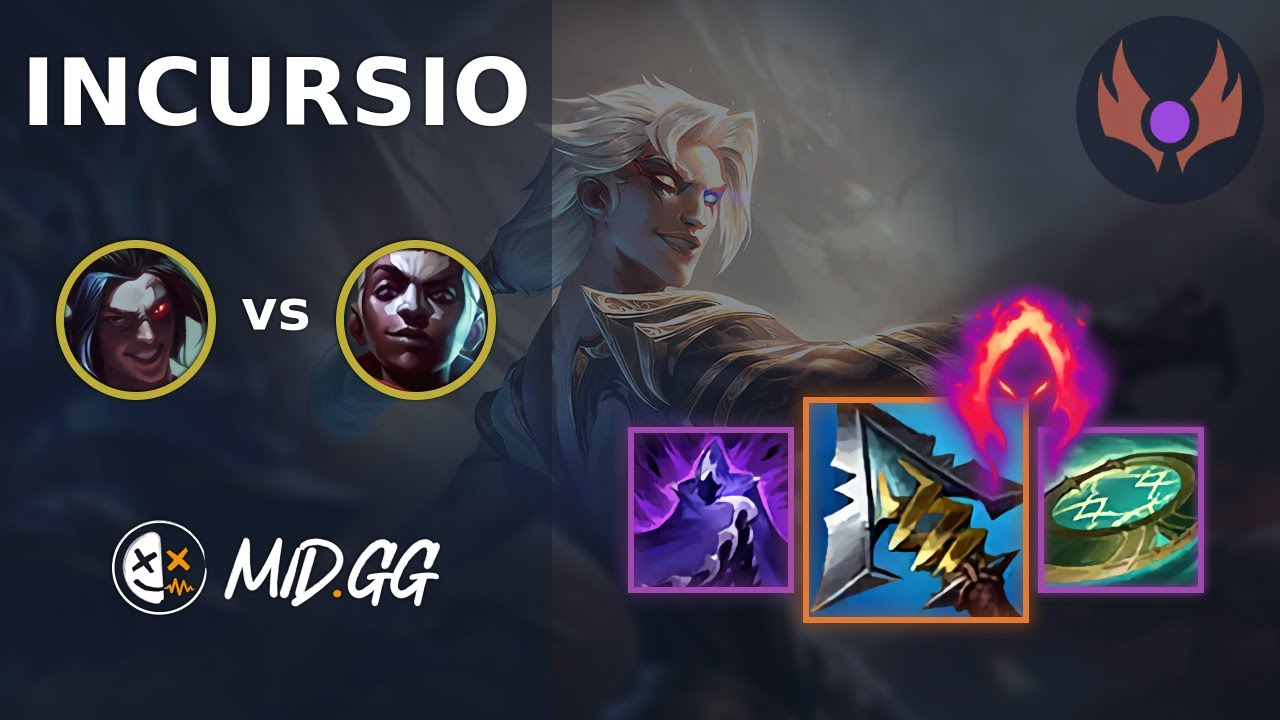 MID.GG: [ Incursio ] Кейн в лесу против Экко | Мастер Оушен | Сезон LOL 2025