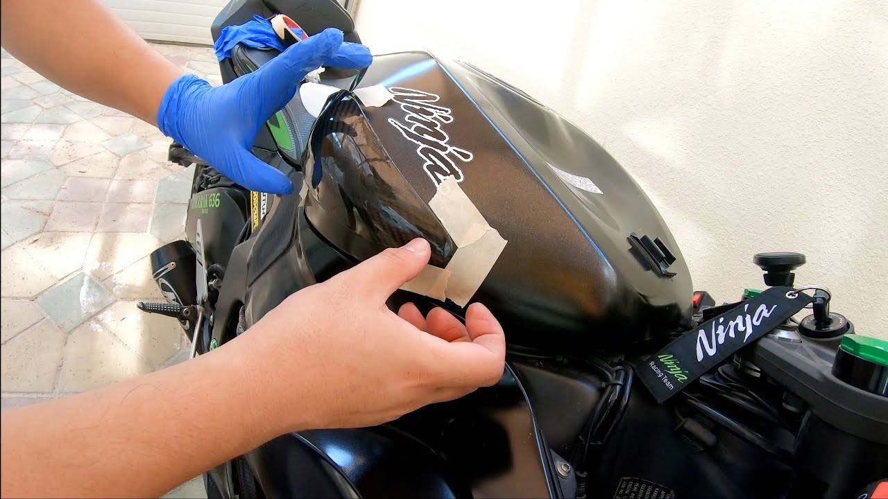 CARBON FIBER TANK SLIDER INSTALLATION.
