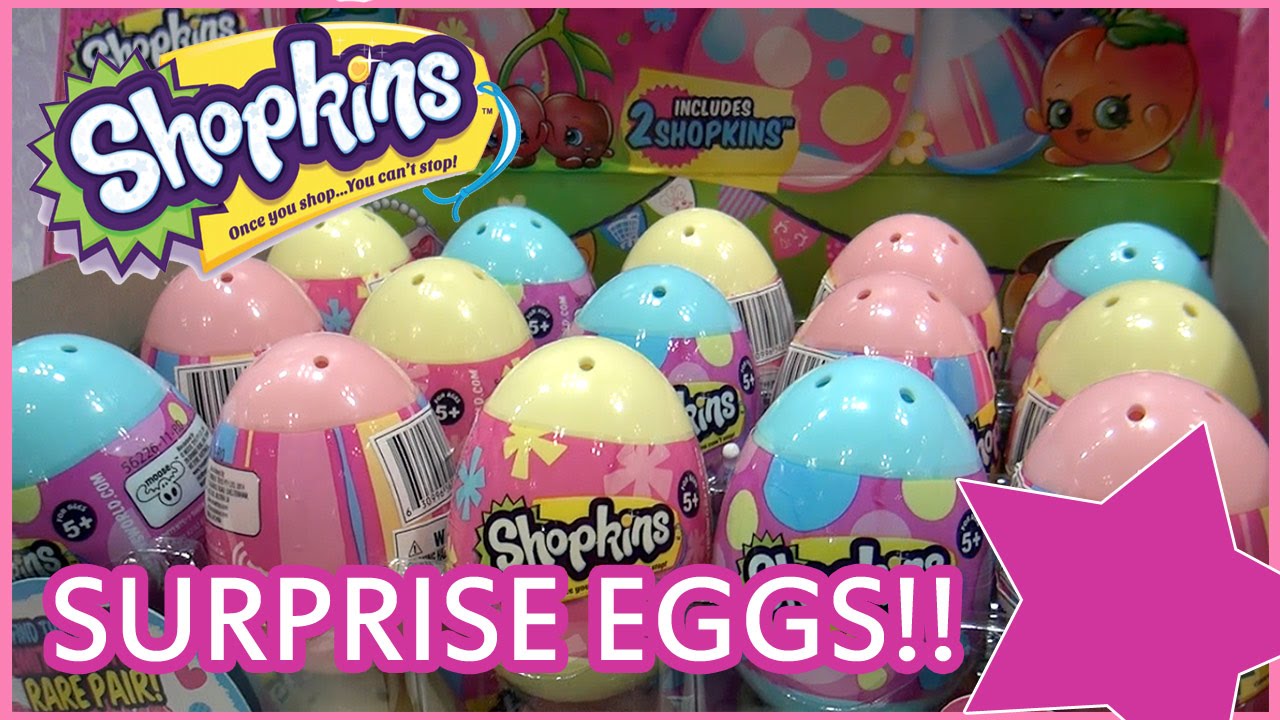 NEW SHOPKINS SURPRISE EGGS for Easter and Spring!!