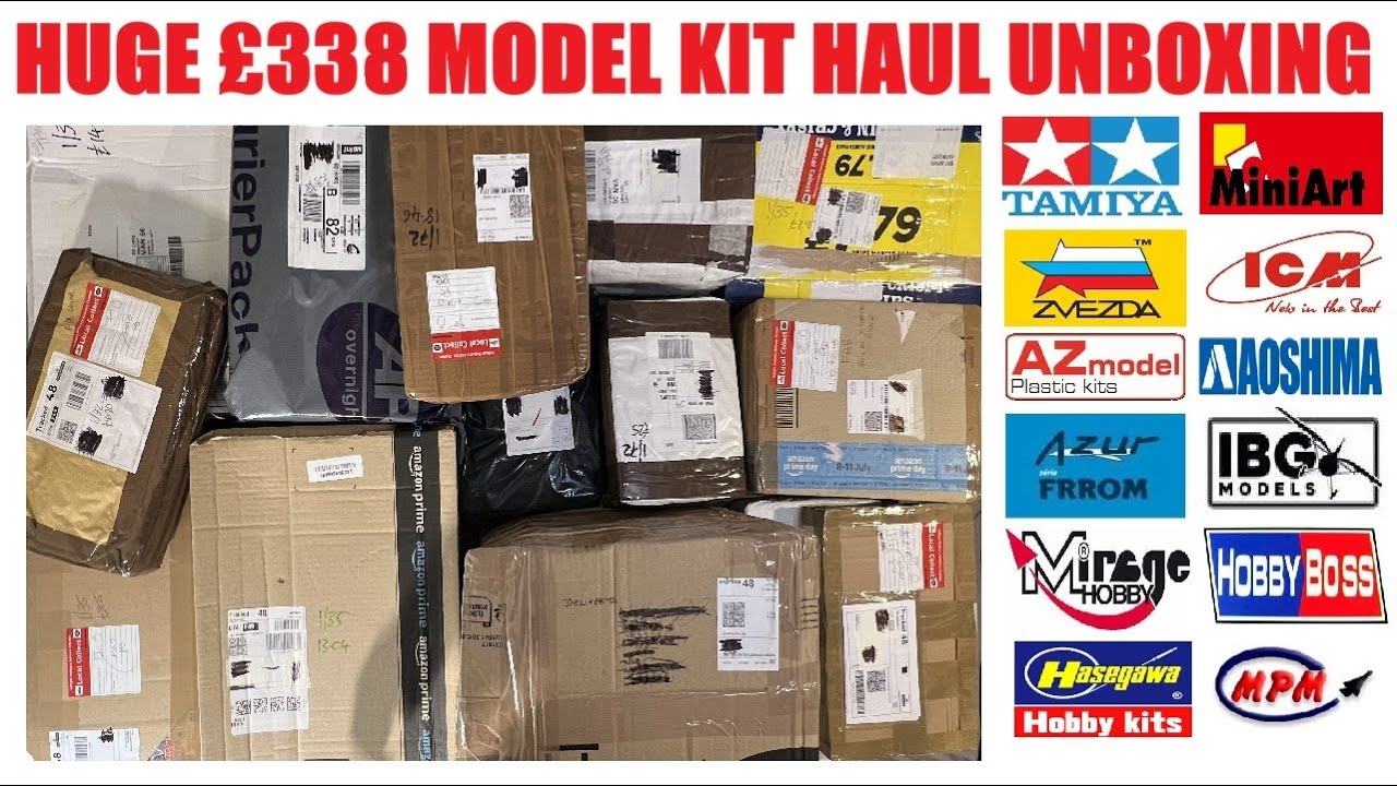 HUGE £338 EBAY MODEL KIT HAUL UNBOXING. 1/35, 1/72 MINIART, TAMIYA, ICM, ZVEZDA, IBG, AZ MODEL, MPM