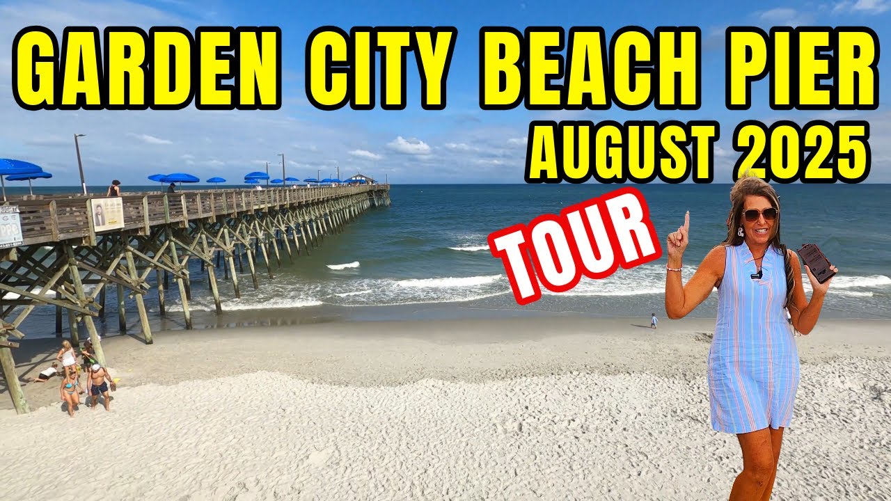 Garden City Beach Pier Tour in August 2025 - Just south of Myrtle Beach