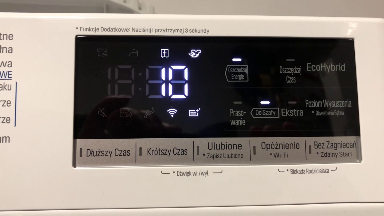 LG Dryer/Suszarka - funkcja AUTO CLEANING CONDENSER - rezultat