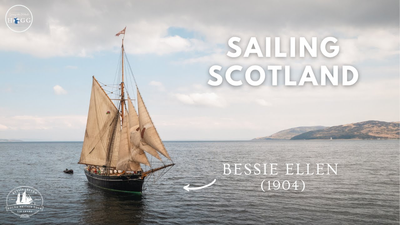Exploring the Isle of Arran by wooden sailboat (Scotland)