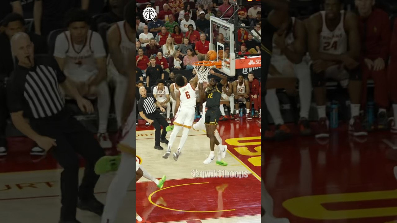 Bronny James First College Block at USC! #bronnyjames