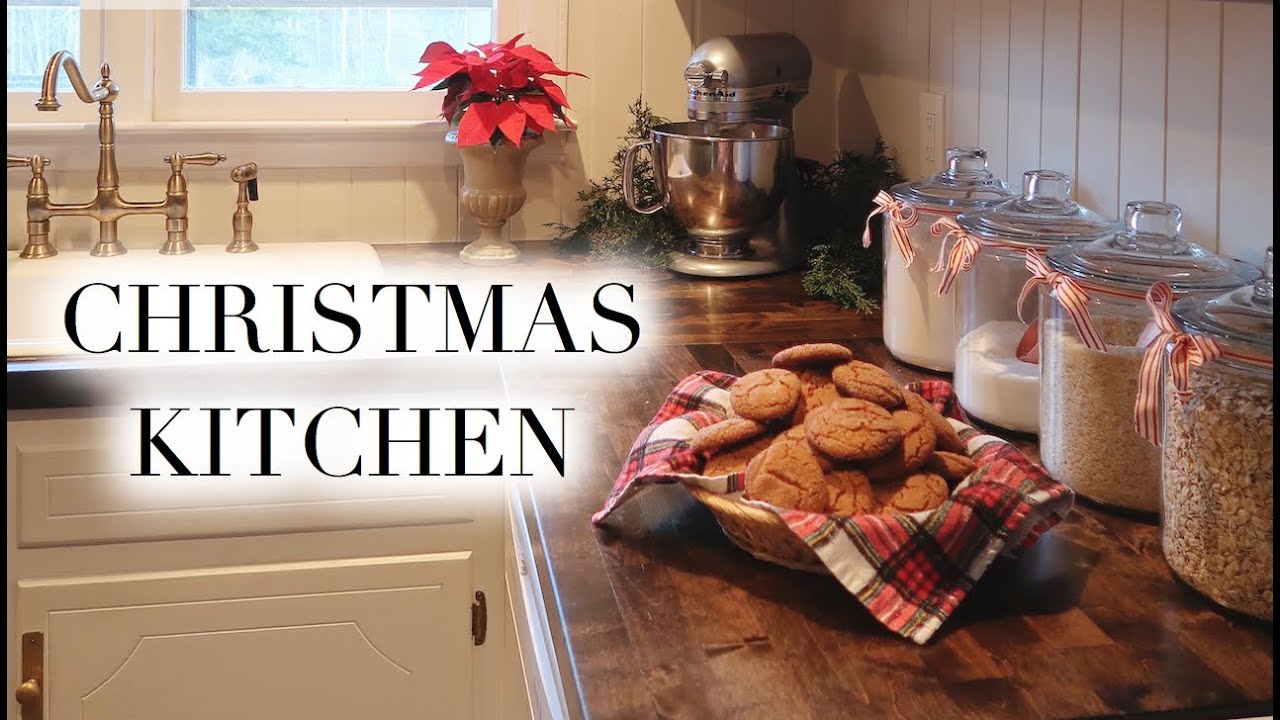 Christmas Kitchen Clean, Decorate + Bake Gingersnaps with Me