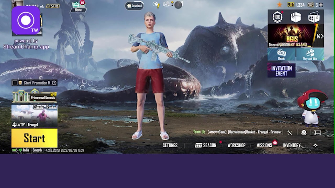 Broadcast powered by StreamChamp